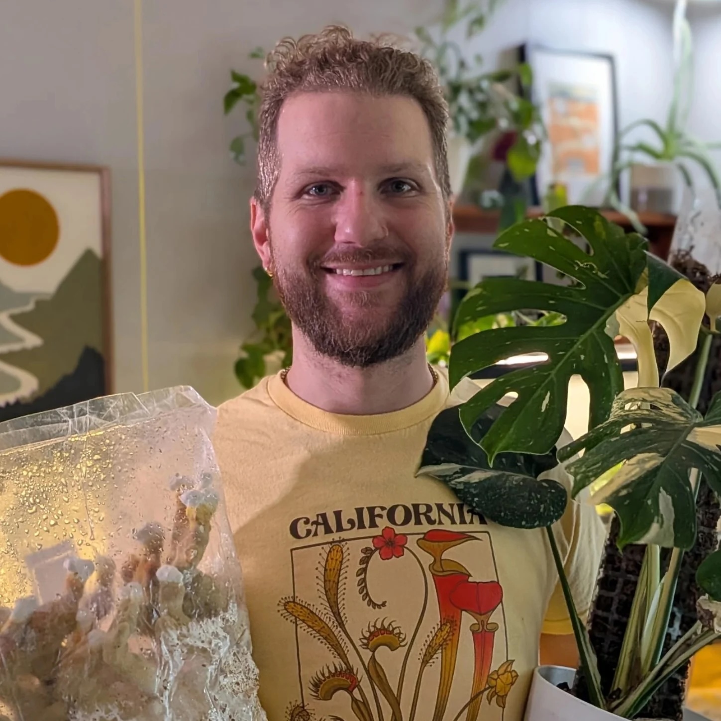 Garrett, mycology and garden education collaborator at Victory Gardens DTX